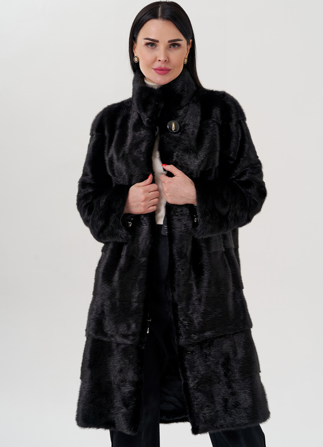 Норковая шуба модель № 24729 универмаг малина