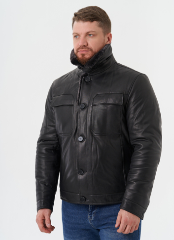 Мужская куртка из натуральной кожи