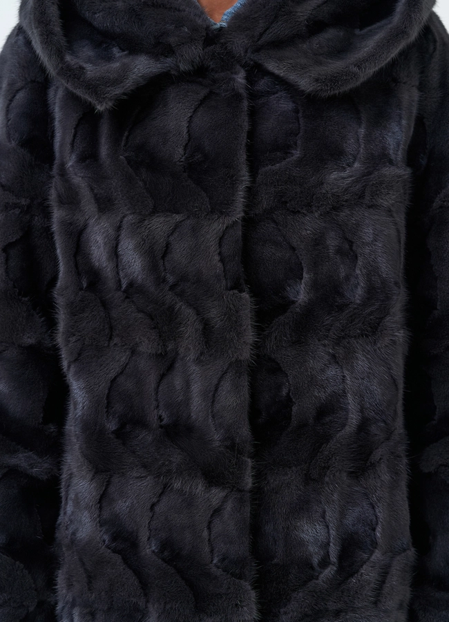 Шуба из меха норки модель № 34048 универмаг малина фото