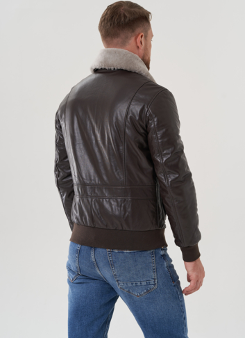 Мужская куртка из натуральной кожи 