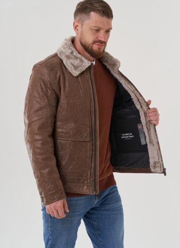 Куртка мужская из натуральной кожи 